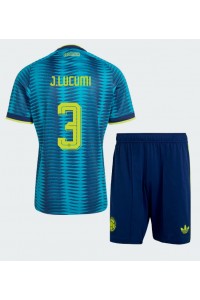 Kolumbia Jhon Lucumi #3 Jalkapallovaatteet Lasten Vieraspeliasu MM-kisat 2026 Lyhythihainen (+ Lyhyet housut)
